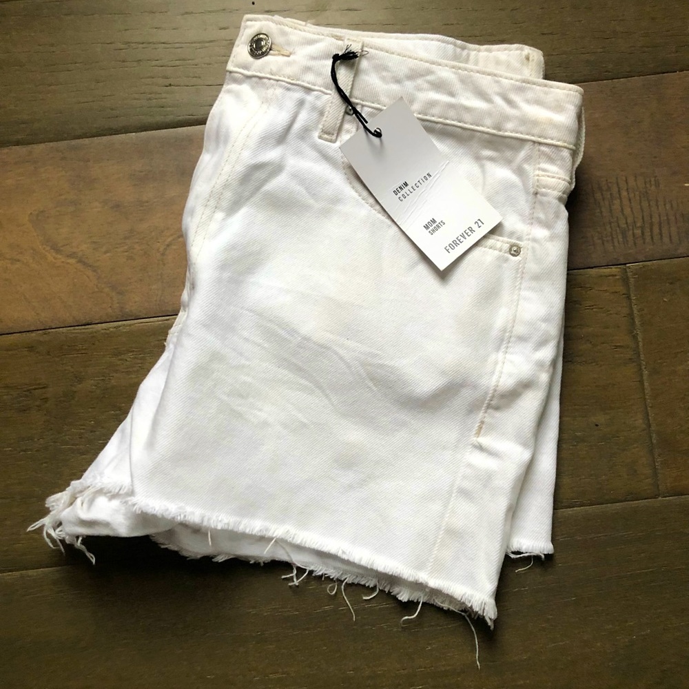 Forever 21 White Summer Shorts